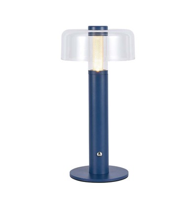 Lampe de table LED rechargeable 1W - Violet, dimmable, 3000K, chargement USB, hauteur 30cm