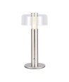 Lampe de table LED rechargeable 1W, champagne gold - Tactile dimmable, USB-C, 3000K, 1800mAh, hauteur 30cm