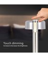 Lampe de table LED rechargeable 1W, champagne gold - Tactile dimmable, USB-C, 3000K, 1800mAh, hauteur 30cm