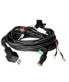 Câble avec interrupteur pour lampe de travail LEDlife - Pour 2 lampes, 2x15A, connecteur DT06-2S