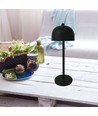 Lampe de table rechargeable V-Tac 3 en 1 - CCT, noire, IP20, dimmable tactile