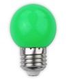 Ampoule LED E27 1W - Verte, dépolie