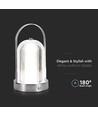 Lampe de table LED rechargeable 1W, 3-en-1 CCT - Tactile dimmable, USB-C, batterie 6-8 heures, finition antique