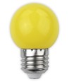 Ampoule LED E27 1W - Jaune, dépolie