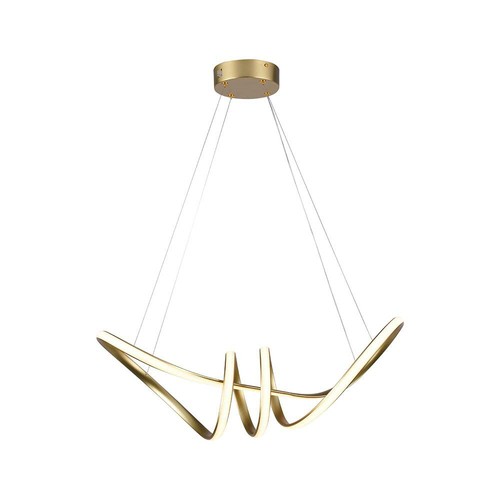 Suspension LED décorative 24W - L720x300mm, 3240lm, 3000K, noir, IP20