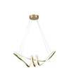 Suspension LED décorative 24W - L720x300mm, 3240lm, 3000K, noir, IP20