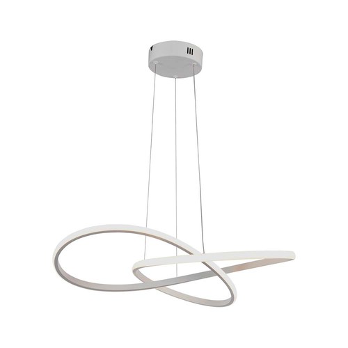 Suspension LED 20W, Ø50cm - 127lm/W, blanc, circulaire, 3000K, incl. source lumineuse