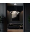 Suspension LED 20W, Ø50cm - 127lm/W, blanc, circulaire, 3000K, incl. source lumineuse