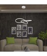 Suspension LED 20W, Ø50cm - 127lm/W, blanc, circulaire, 3000K, incl. source lumineuse
