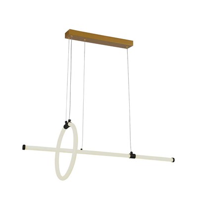 Suspension décorative pour table longue, 85 cm - 3000K, noir