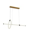 Suspension décorative pour table longue, 85 cm - 3000K, noir