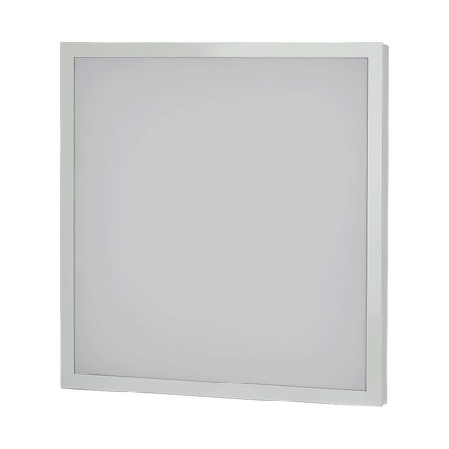 Dalle LED 60x60, 36W - 110lm/W, 2-en-1 encastrable ou en saillie, bord blanc