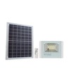 Projecteur LED solaire 40W avec panneau solaire - 4000K, IP65, télécommande, extérieur, 3.2V