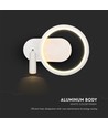 Applique murale LED 14W - 3000K, blanc