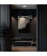 Plafonnier métallique 48W - 800x1200mm, 3000K, blanc, gradation TRIAC