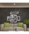 Plafonnier LED métallique 48W - 800x1200mm, 4000K, blanc, gradation Triac