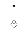 Suspension design 12W en métal - L280 x H1800mm, 1300lm, source incluse