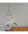 Suspension design 12W en métal - L280 x H1800mm, 1300lm, source incluse