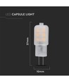 Ampoule LED G4 1,1W, 12V - Samsung LED chip, 100lm, 300°, plastique, garantie 5 ans