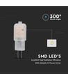 Ampoule LED G4 1,1W, 12V - Samsung LED chip, 100lm, 300°, plastique, garantie 5 ans