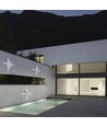 Applique murale LED carrée 4W - IP65, blanc, 3000K, 428lm