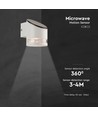 Applique murale solaire 1W avec détecteur - 3000K, IP54, détecteur de mouvement, blanc chaud