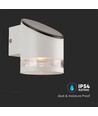 Applique murale solaire 1W avec détecteur - 3000K, IP54, détecteur de mouvement, blanc chaud