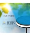 Spot LED solaire 2W avec piquet - IP54, 3000K, noir, panneau solaire 1.8W, batterie incl.