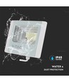 Projecteur LED solaire 25W - 550lm, IP65, noir, télécommande, détecteur, extérieur