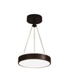 Suspension designer 12W - Ø24cm, 1280lm, noir, 4000K, IP20 intérieur