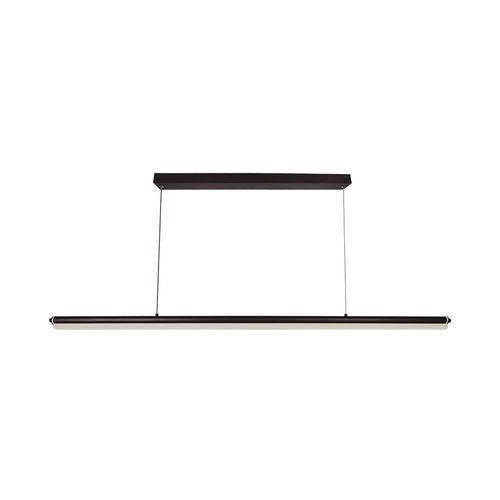 Suspension / Lustre LED designer 23W - 2130lm, noir, rectangulaire, 123x110cm, 4000K, IP20