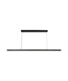 Suspension / Lustre LED designer 23W - 2130lm, noir, rectangulaire, 123x110cm, 4000K, IP20