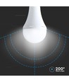 Ampoule LED E27 12W avec éclairage de secours - A80, 4000K, 3,5-4,5 heures d'autonomie, rechargeable