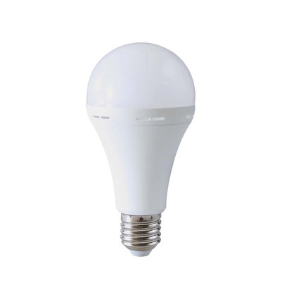 Ampoule de secours LED E27 15W avec batterie - A90, 4000K, 3,5-4,5 heures d'autonomie, utilisable comme lampe de poche