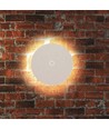 Applique murale LED 12W, 3-en-1 CCT dimmable - 1200lm, IP65, noir/blanc, 16x16cm, source lumineuse incluse