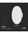 Applique murale LED 12W, 3-en-1 CCT dimmable - 1200lm, IP65, noir/blanc, 16x16cm, source lumineuse incluse
