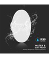 Applique murale LED 12W, 3-en-1 CCT dimmable - 1200lm, IP65, noir/blanc, 16x16cm, source lumineuse incluse