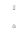 Suspension LED Ø100 - 3000K, blanc chaud, boîtier