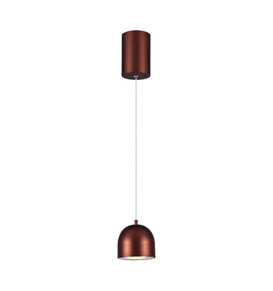 Suspension LED design 8,5W - Ø100mm, marron, 3000K, 850lm, IP20
