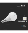 Ampoule LED E14 3,7W Sphérique - P45, Samsung LED chip, 180°, remplace 30W