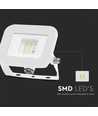Projecteur LED 10W, blanc - Samsung LED chip, IP65, design ultra-fin, 3000K, extérieur