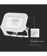 Projecteur LED 10W, blanc - Samsung LED chip, IP65, design ultra-fin, 3000K, extérieur