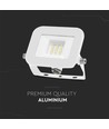 Projecteur LED 10W, blanc - Samsung LED chip, IP65, design ultra-fin, 3000K, extérieur