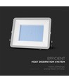 Projecteur LED 200W, Samsung LED chip - 185lm/W, IP65, 6500K, noir, garantie 5 ans