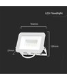 Projecteur LED 30W - Puce LED Samsung, lampe de travail, blanc, IP65 extérieur