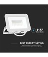 Projecteur LED 30W - Puce LED Samsung, lampe de travail, blanc, IP65 extérieur