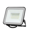 Projecteur LED 50W avec Samsung Chip - 100lm/W, IP65, corps gris, 6500K, extérieur