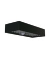 Applique murale solaire LED 6W avec détecteur - 900lm, IP65, noir, 4000K, avec batterie
