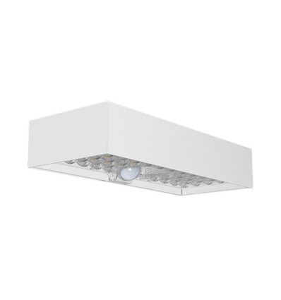 Applique solaire LED 6W avec détecteur - 900lm, IP65, blanc, 4000K, batterie incl.