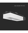 Applique solaire LED 6W avec détecteur - 900lm, IP65, blanc, 4000K, batterie incl.